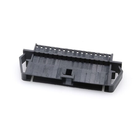 Molex Board Connector, 17 Contact(S), 1 Row(S), Male, 0.1 Inch Pitch, Crimp Terminal, Black Insulator 701070051